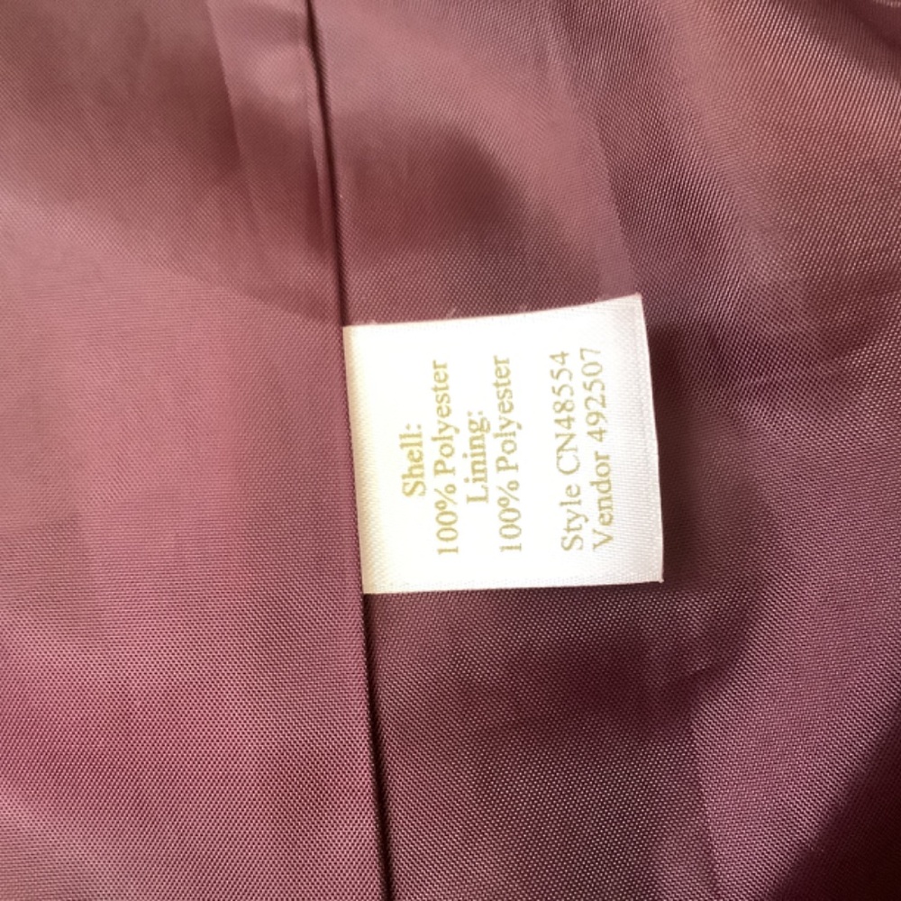 EUC Caslon purple dress jacket size 12 - Picture 12 of 14